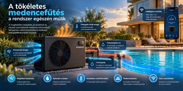 Fluidra KEREX - Medence-hőszivattyú telepítése és helyes használata