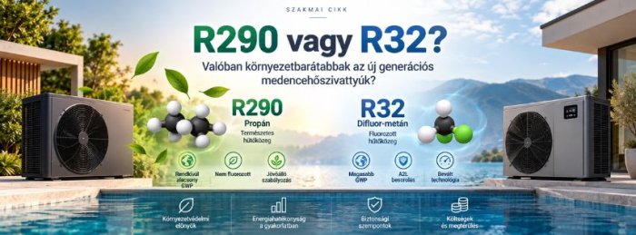 Fluidra KEREX - R290 vs. R32 – Melyik hűtőközeg jobb a medencehőszivattyúkhoz?