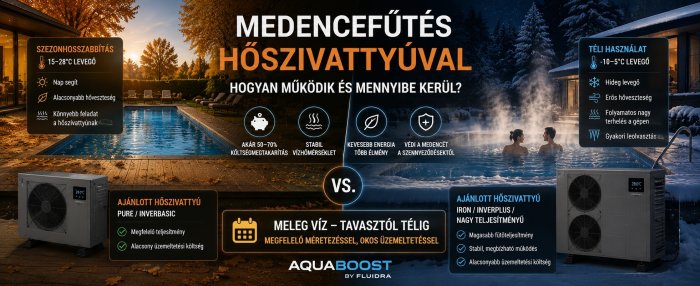 Fluidra KEREX - Medencefűtés hőszivattyúval – hogyan működik és mennyibe kerül?