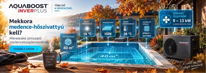 Fluidra KEREX - Mekkora medence-hőszivattyú kell? Méretezési útmutató medencetulajdonosoknak