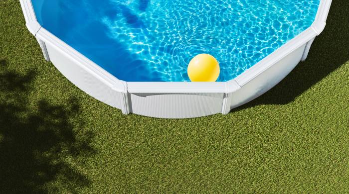 Fehér fémpalástos medence szett| 460 x 132 cm kör 