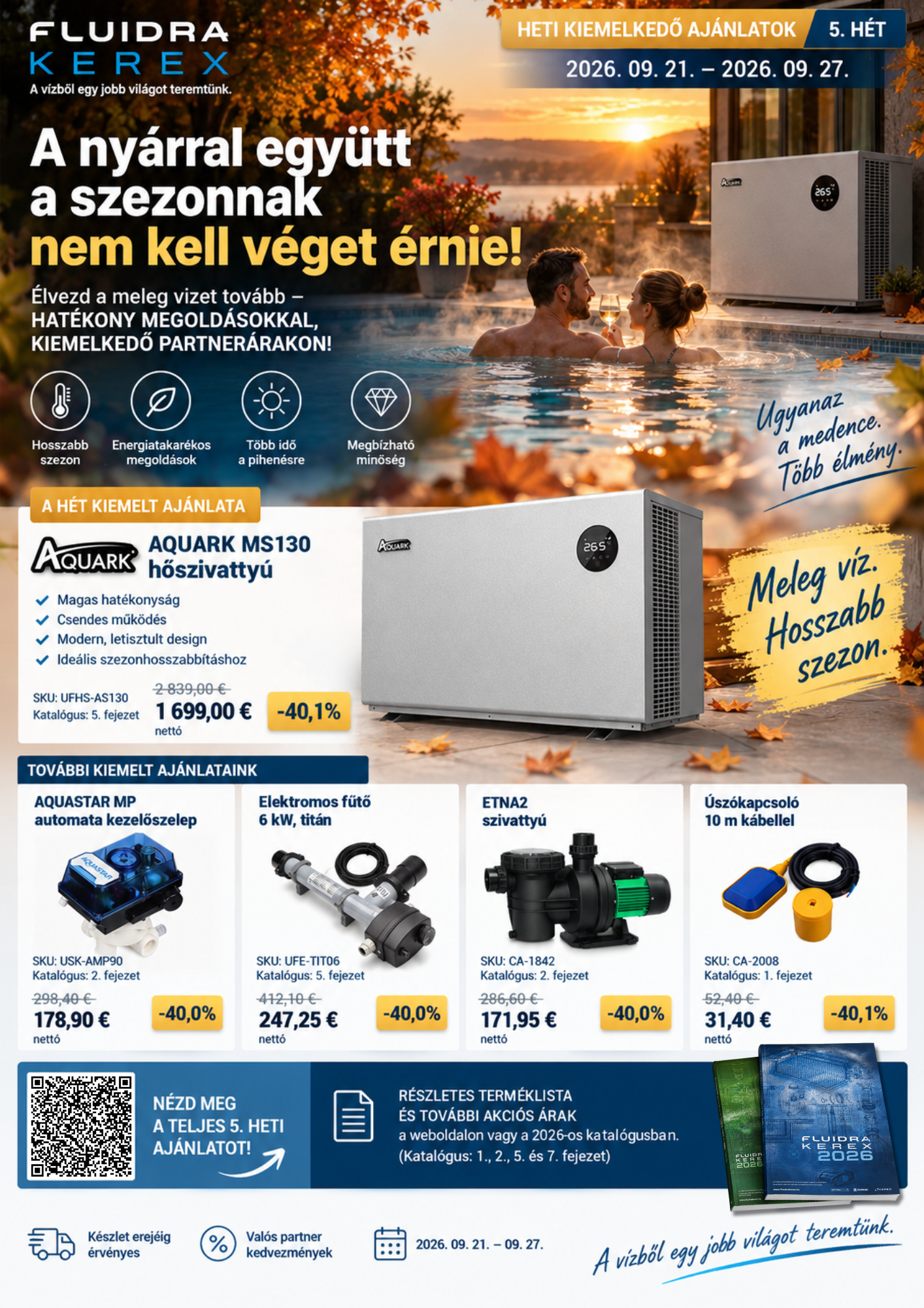 Fluidra Kerex 5. heti ajánlat 1-pager